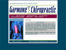 Tablet Screenshot of garmonechiropractic.com